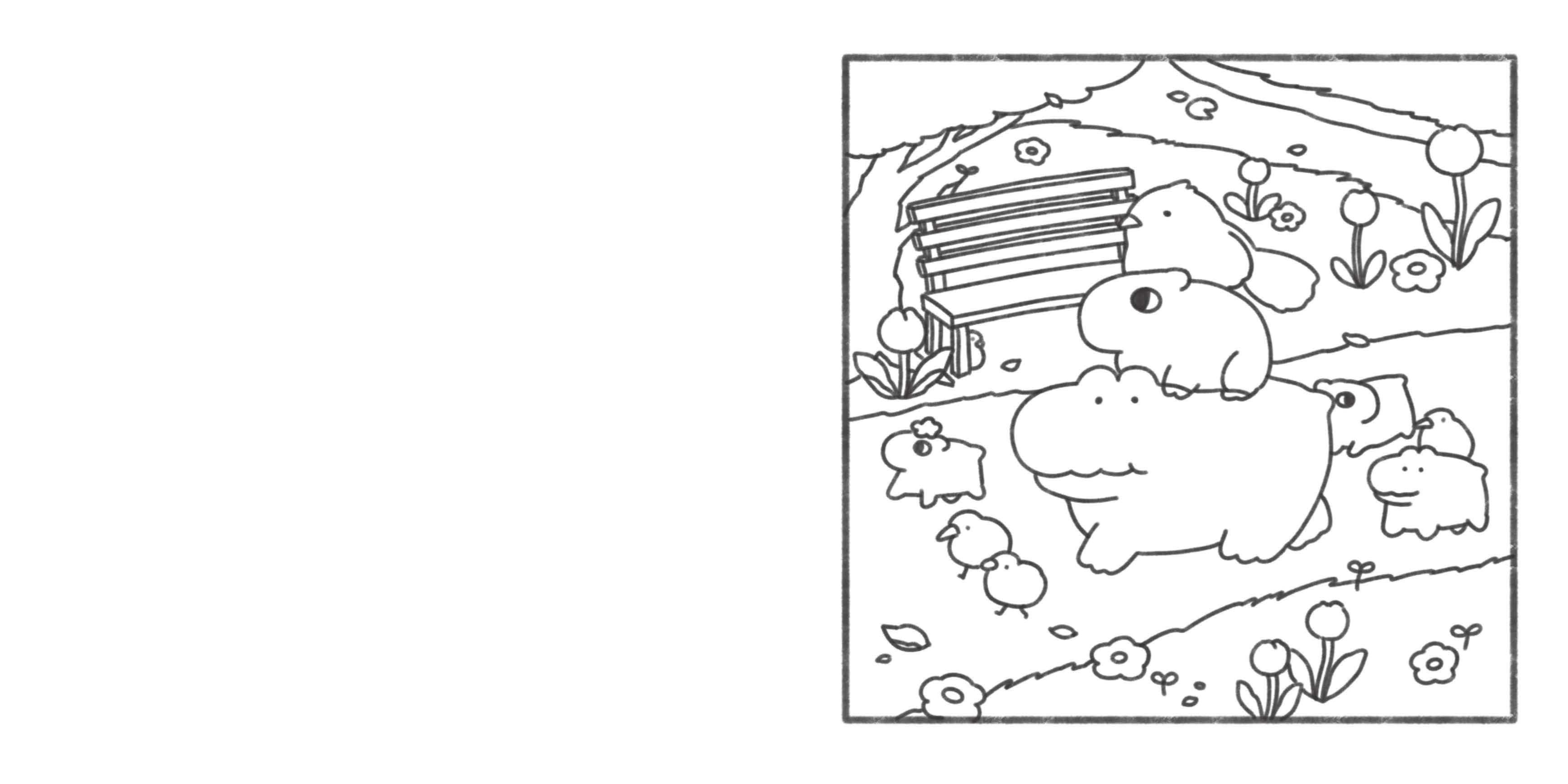 Cosy Calm : Cute And Relaxing Colouring Book