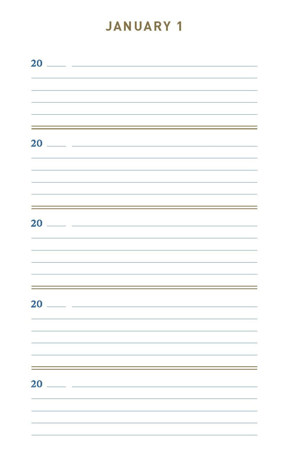 Denim One Line A Day