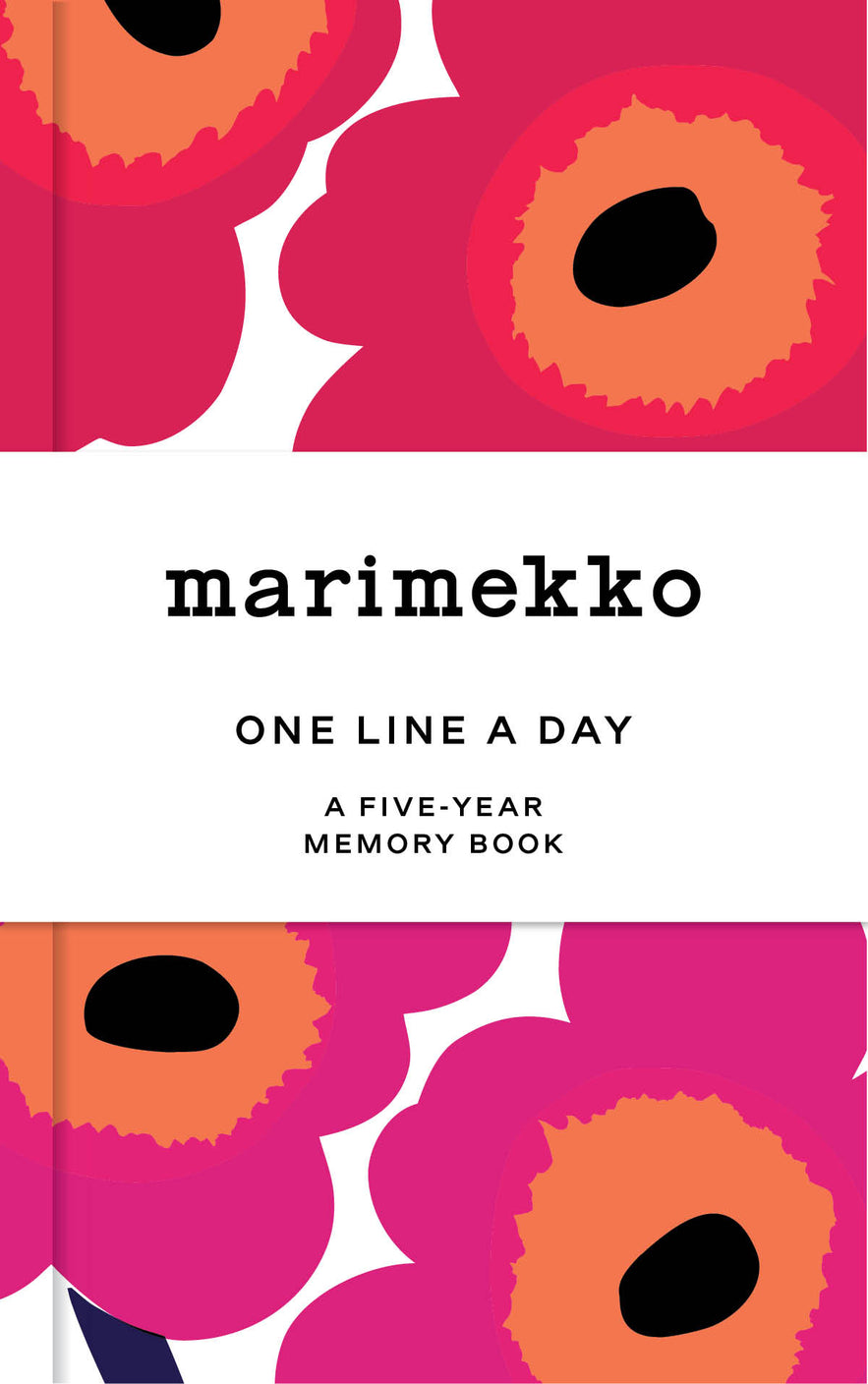 Marimekko Red Unikko One Line A Day Journal