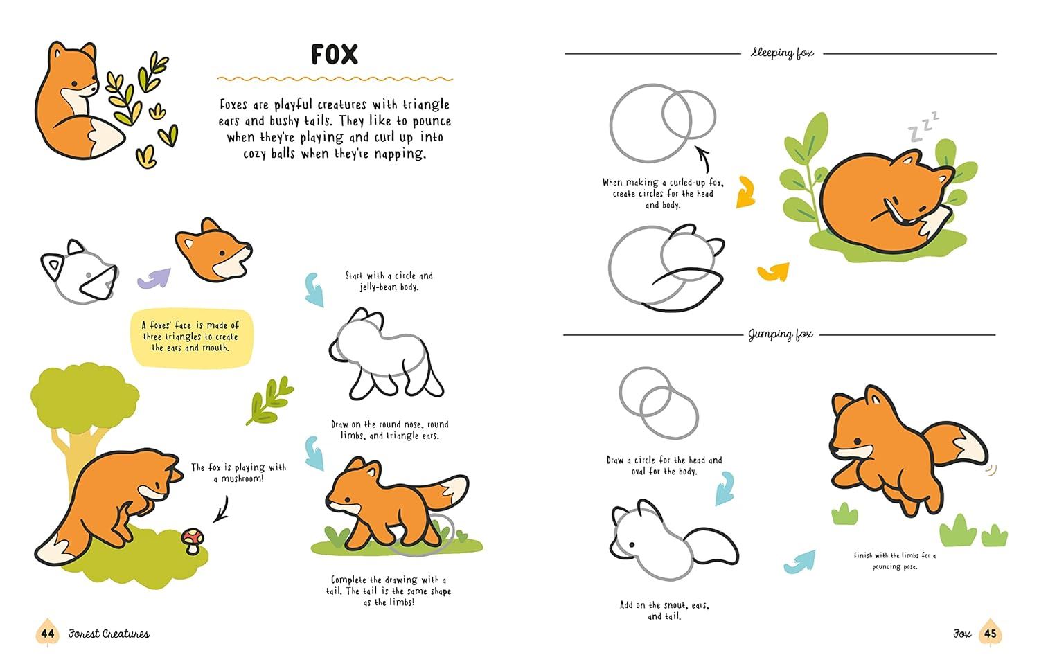 Kawaii : How To Draw Really Cute Woodland Friends