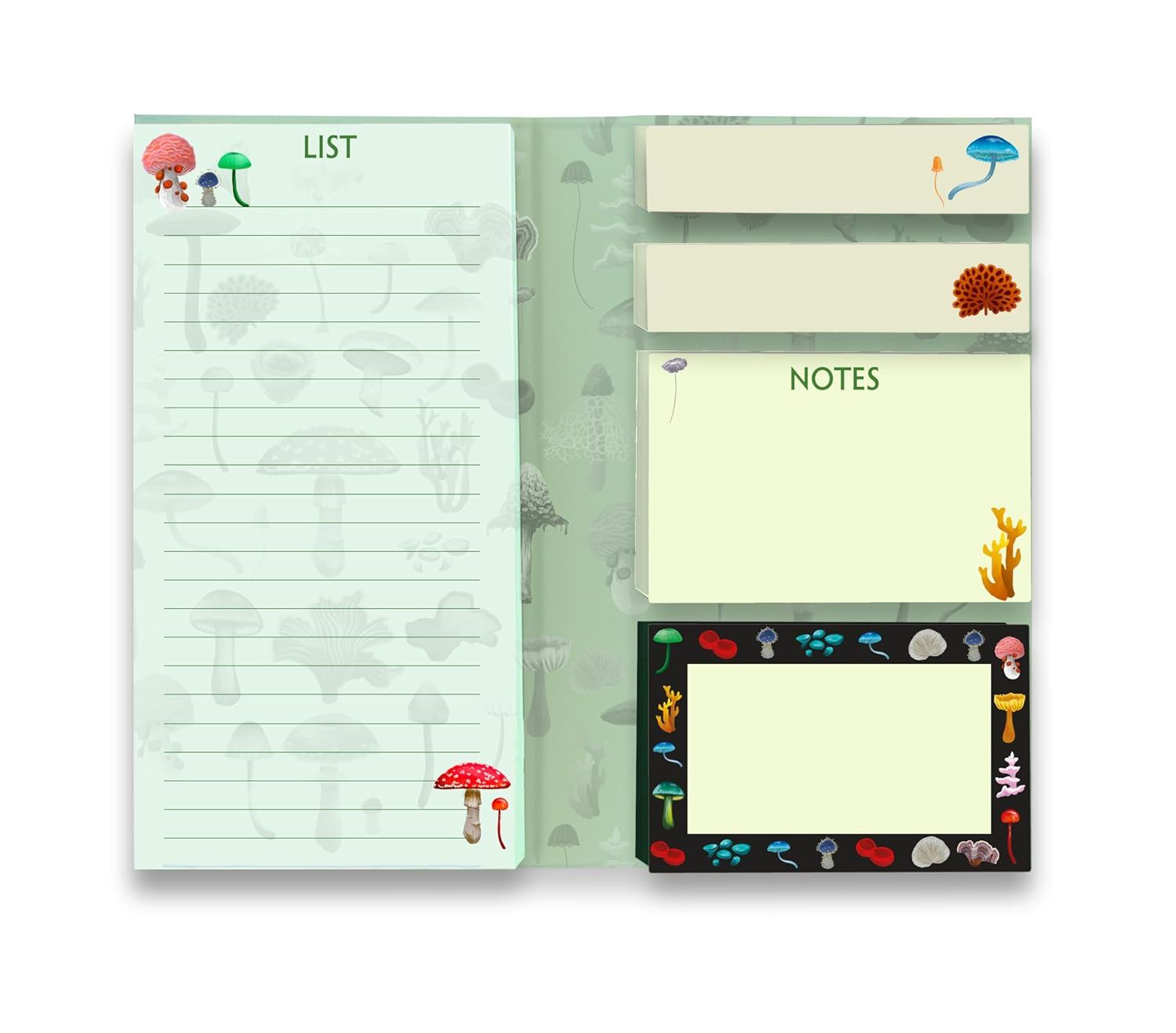 Mushrooms & Fungi Sticky Notes