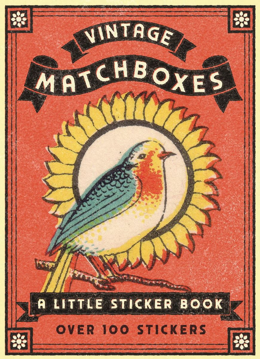 Vintage Matchboxes Sticker Book