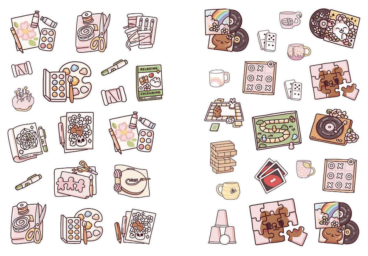 Cute 'n' Cozy Sticker Book: Cosy Moments