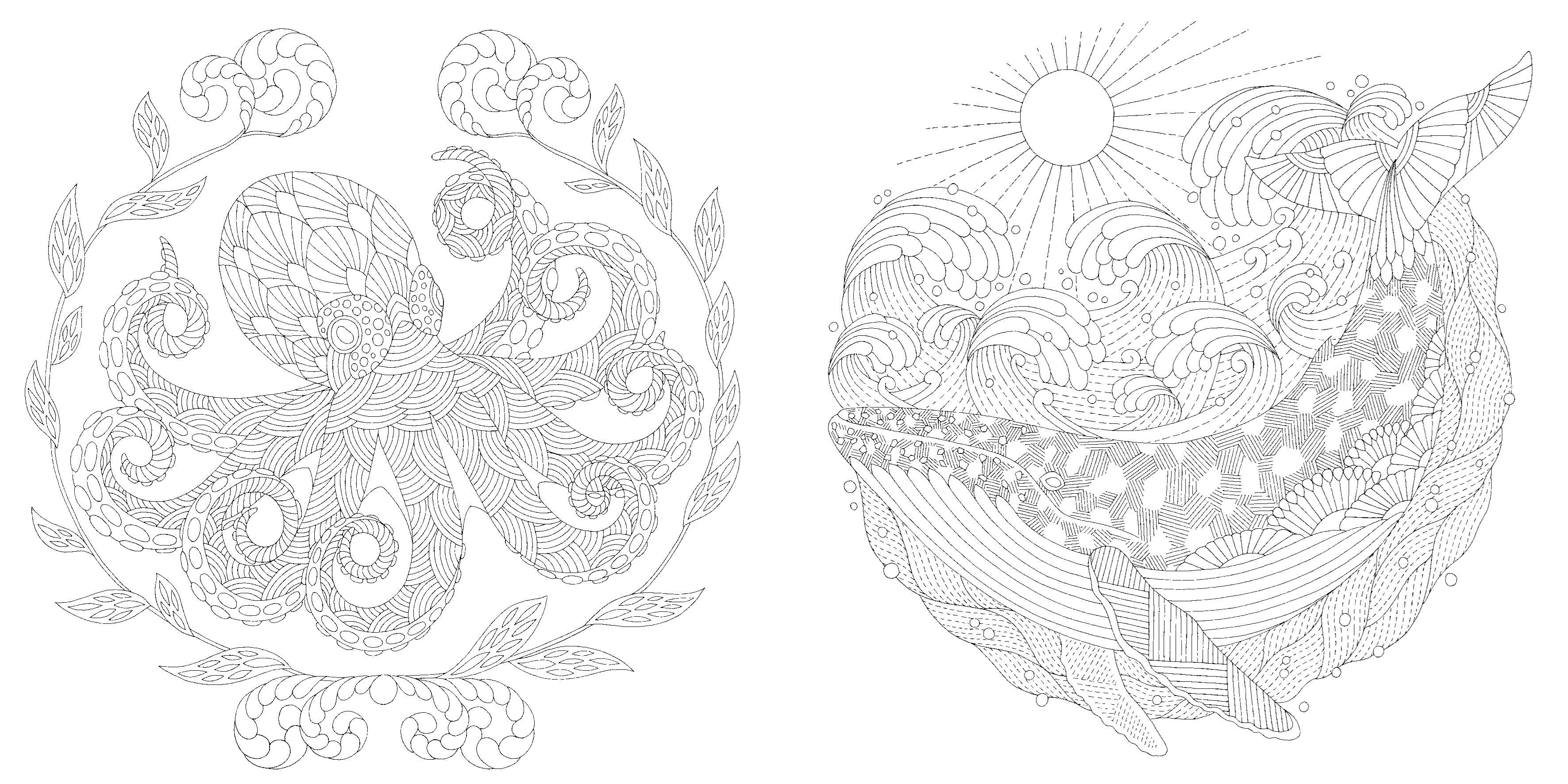 Secrets Of The Sea Pocket Colouring Book