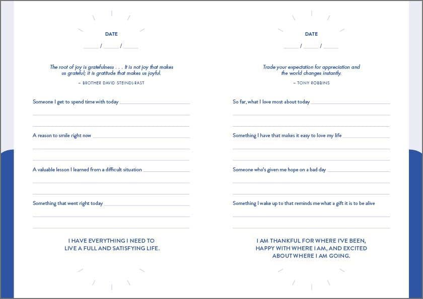 5 Minute Gratitude Journal