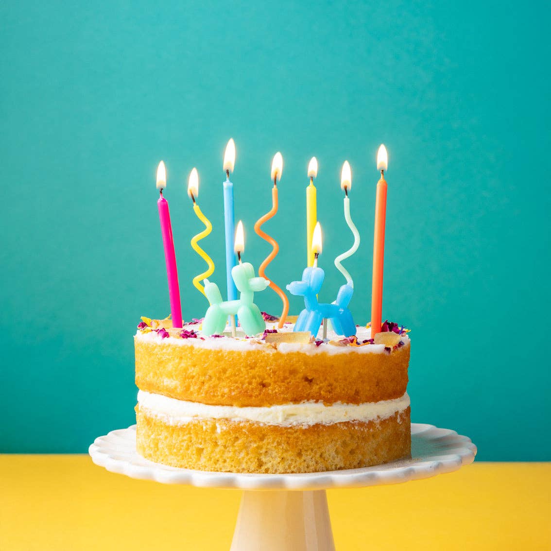 Balloon Dog Birthday Candles