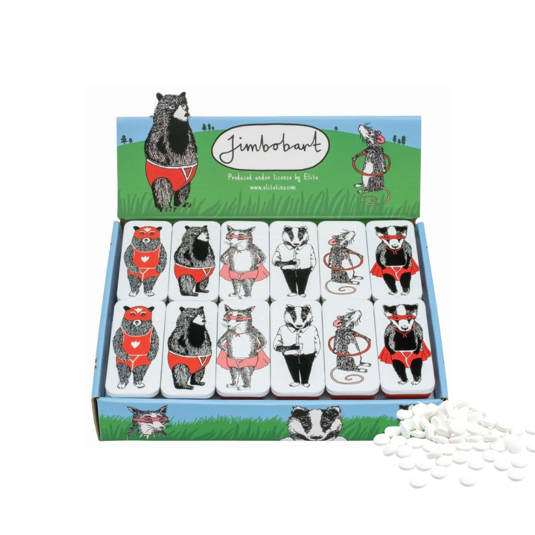 Jimbob Art - Mini Slider Tins With Mini Mints