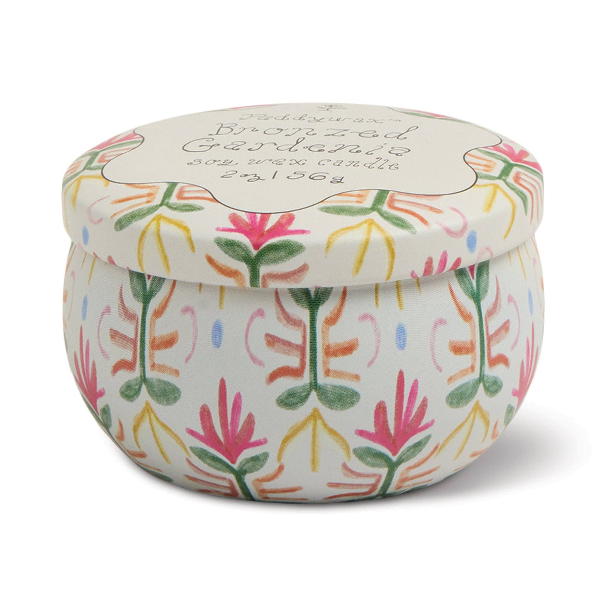 Tulip Tin Candle - Bronzed Gardenia