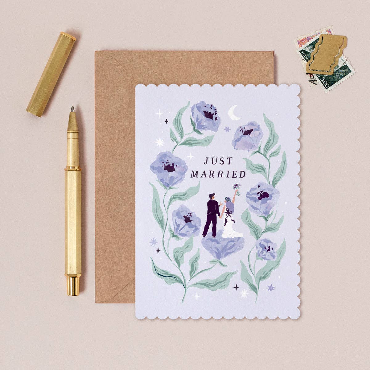 Botanical Wedding Card
