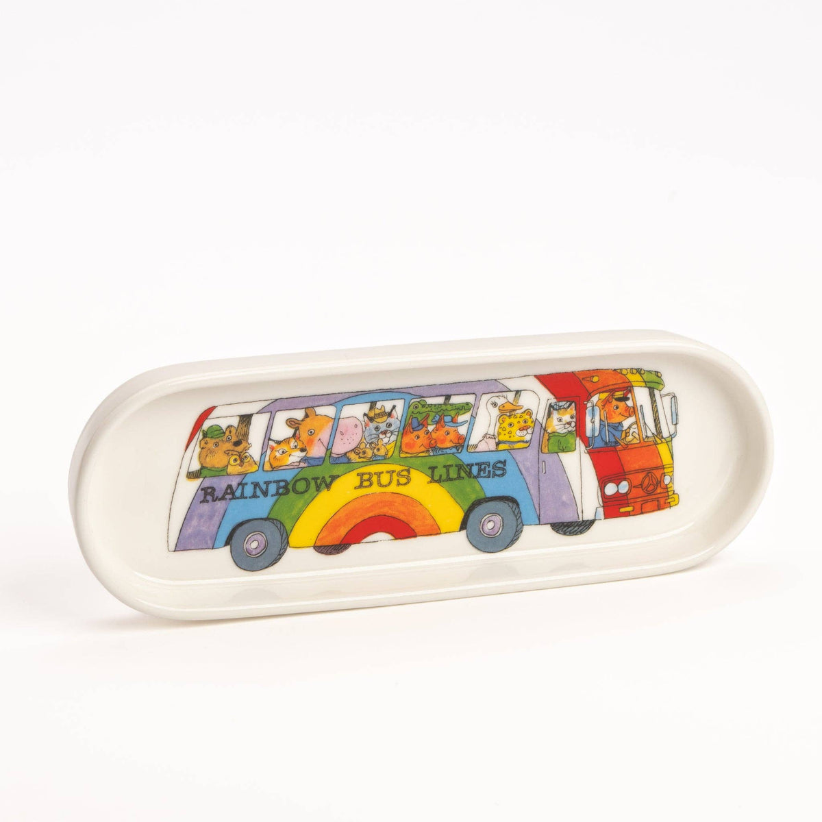 Richard Scarry Rainbow Bus Pen Tray