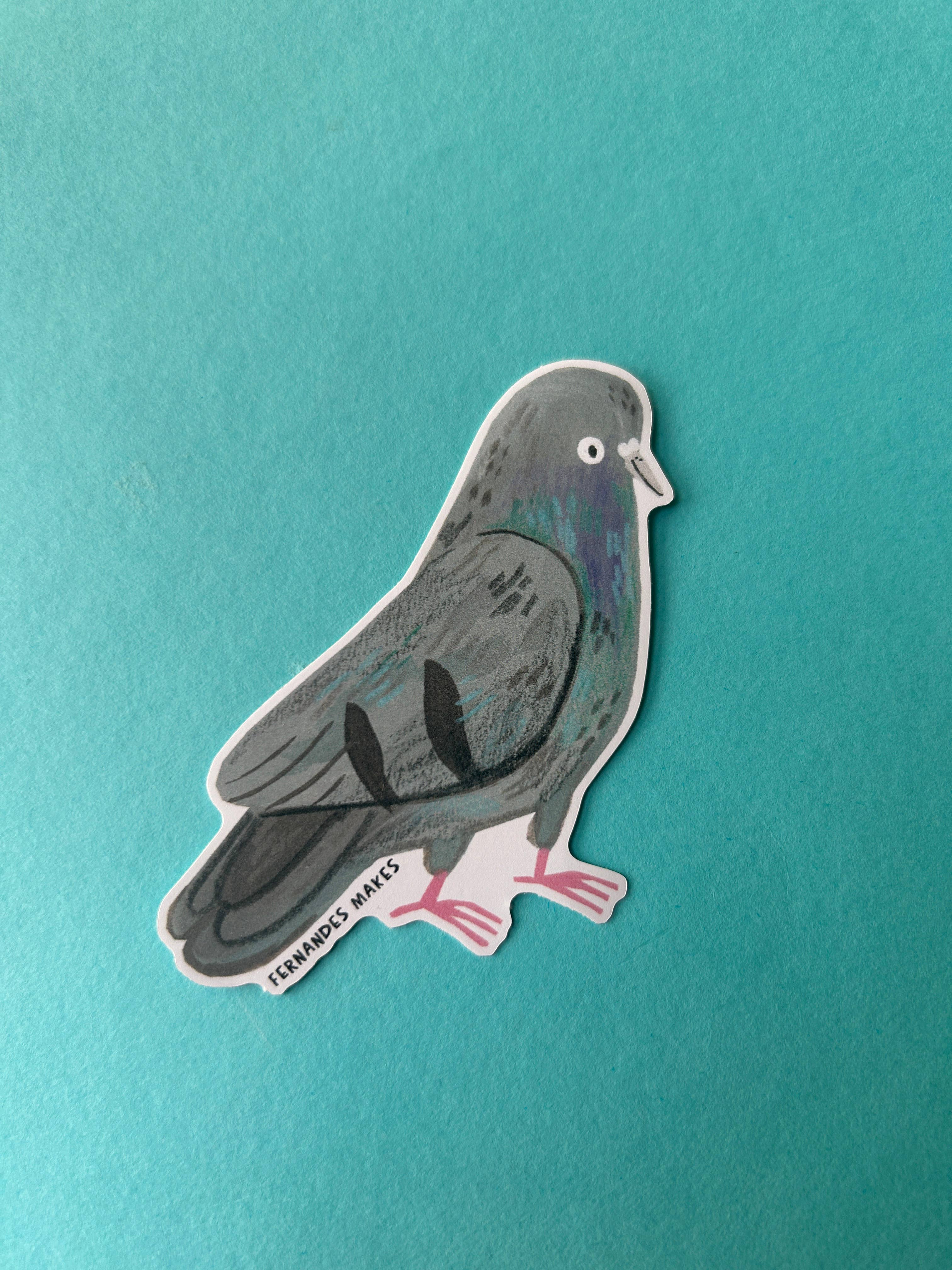 Agatha The Pigeon Vinyl Sticker