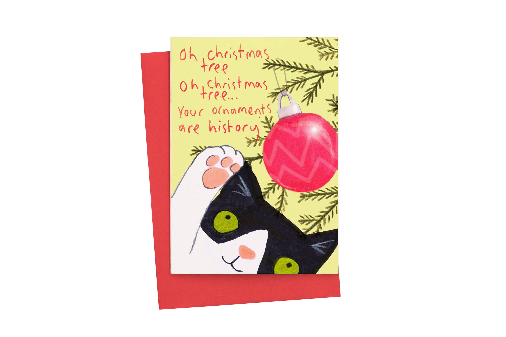 Your Ornaments Are History Christmas Card