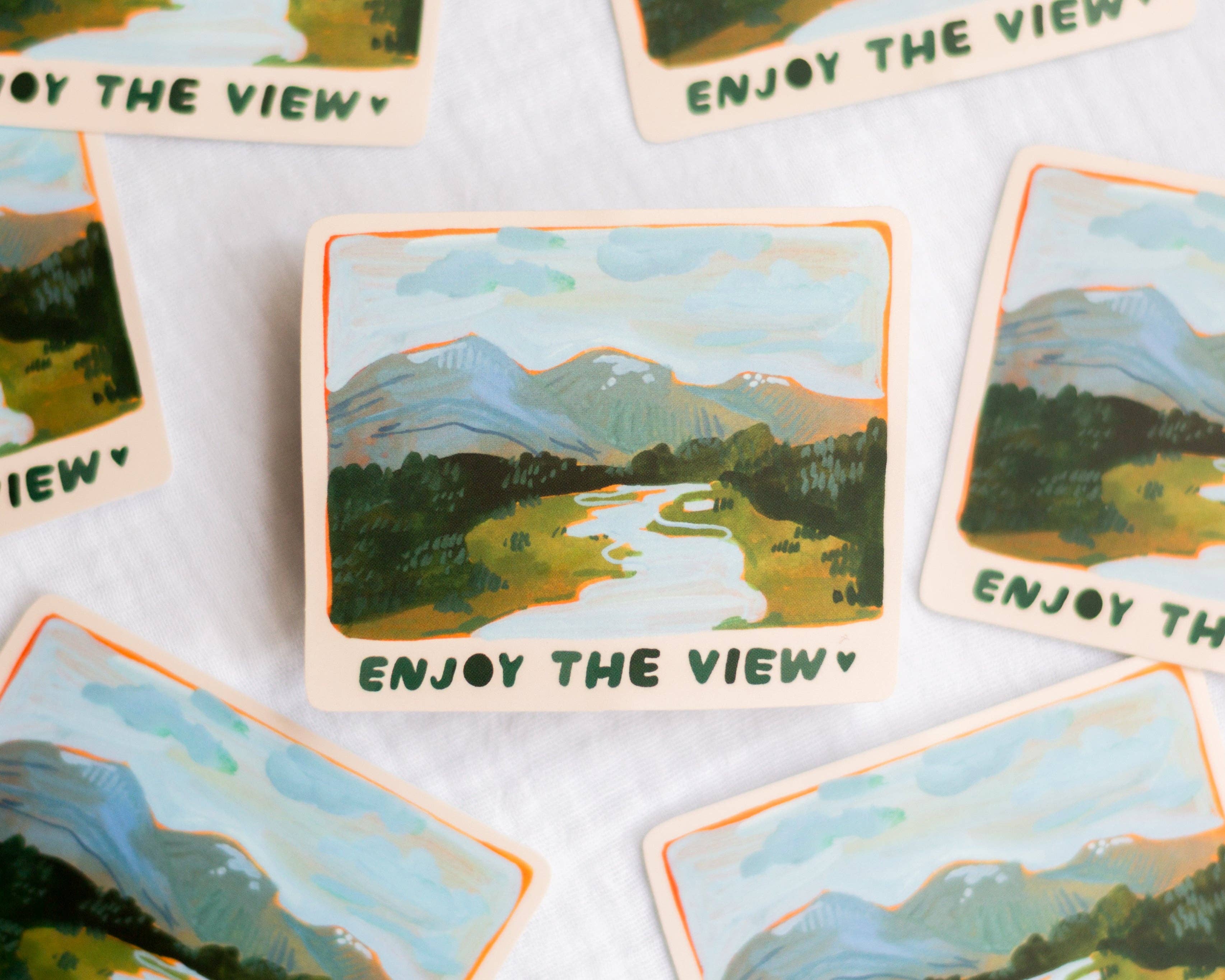 Enjoy The View Vinyl Sticker