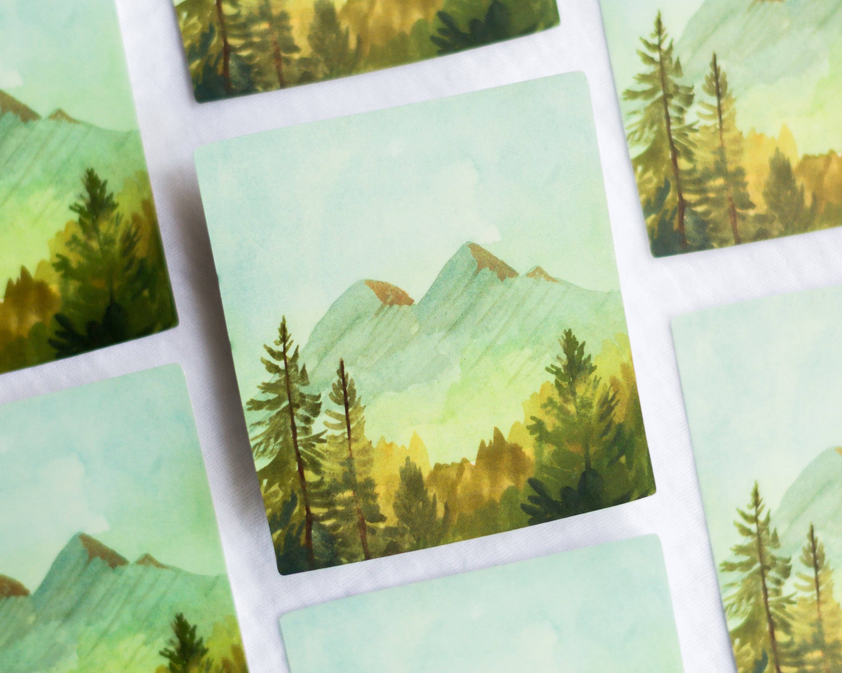 Mountain Vinyl Sticker