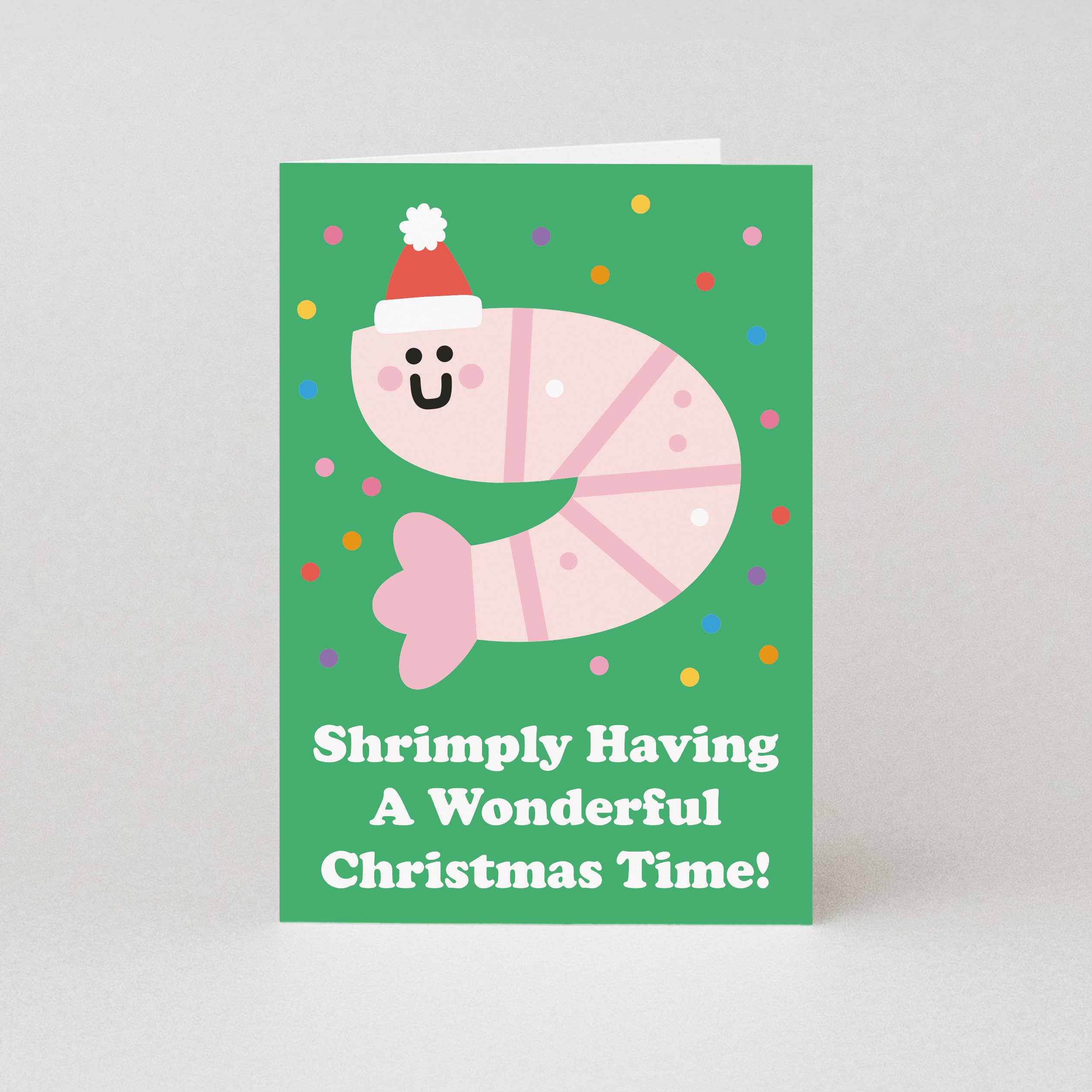 Shrimply Having A Wonderful Christmas Card