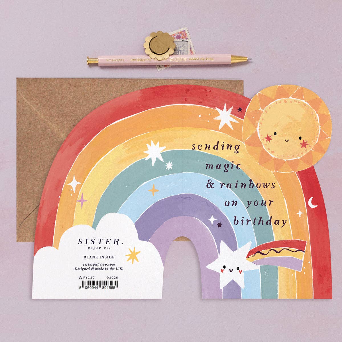 Magic & Rainbows Birthday Card
