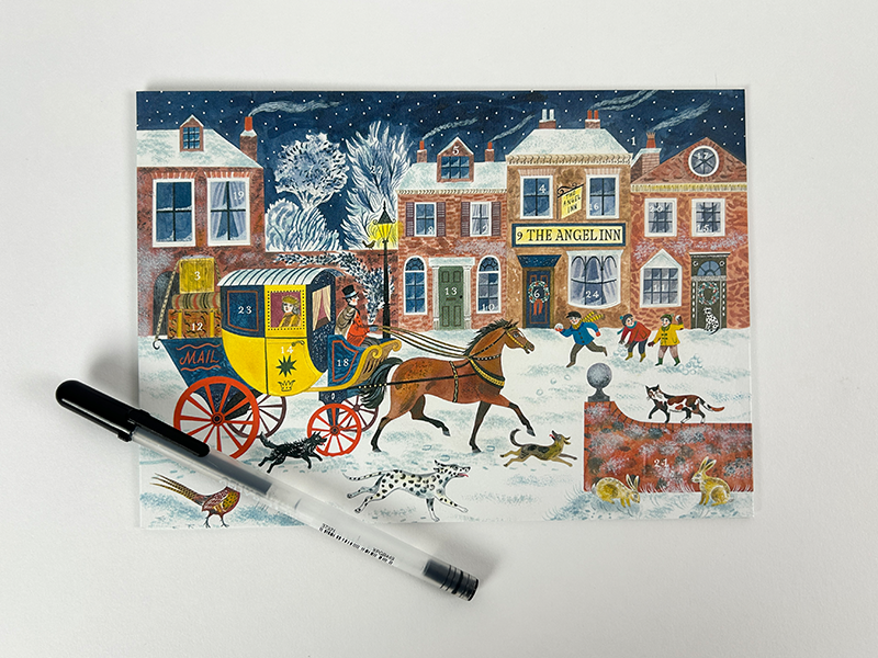 The Angel Inn Advent Card