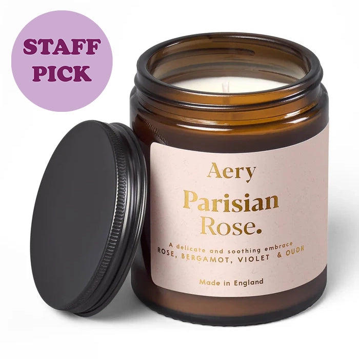 Parisian Rose Scented Jar Candle