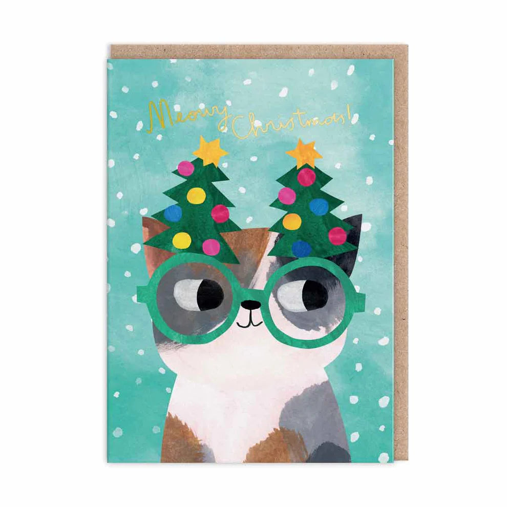 Pack Of 9 Cats In Hats Christmas Cards