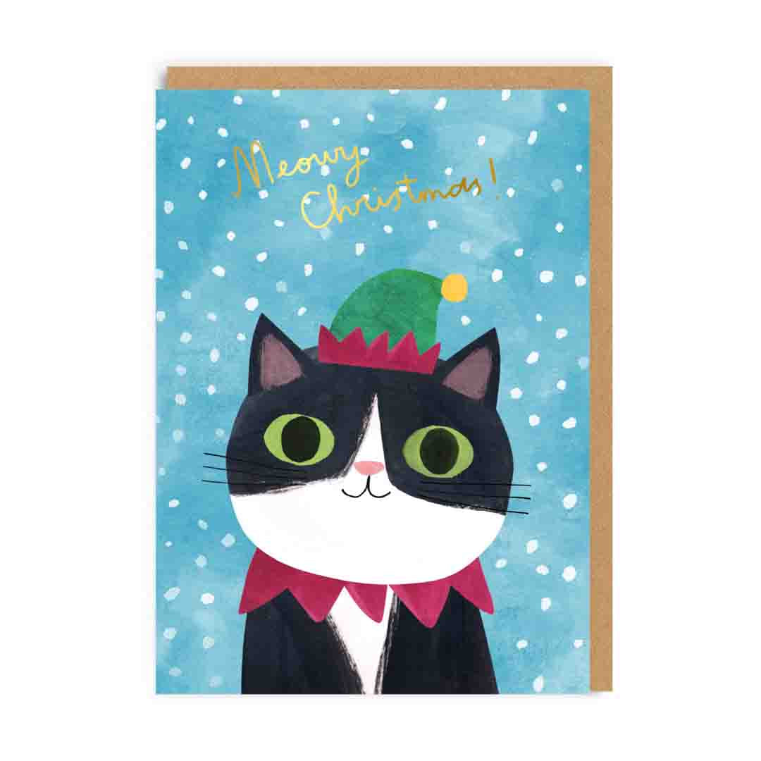 Feline Christmas Card