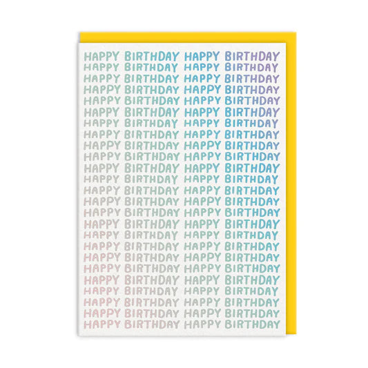 On Repeat Birthday Card
