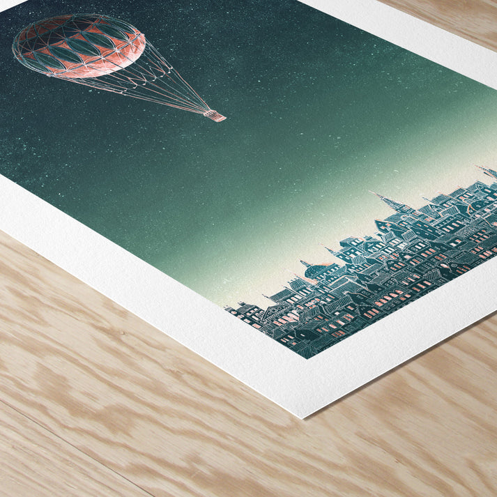 A4 Aeronaut Art Print