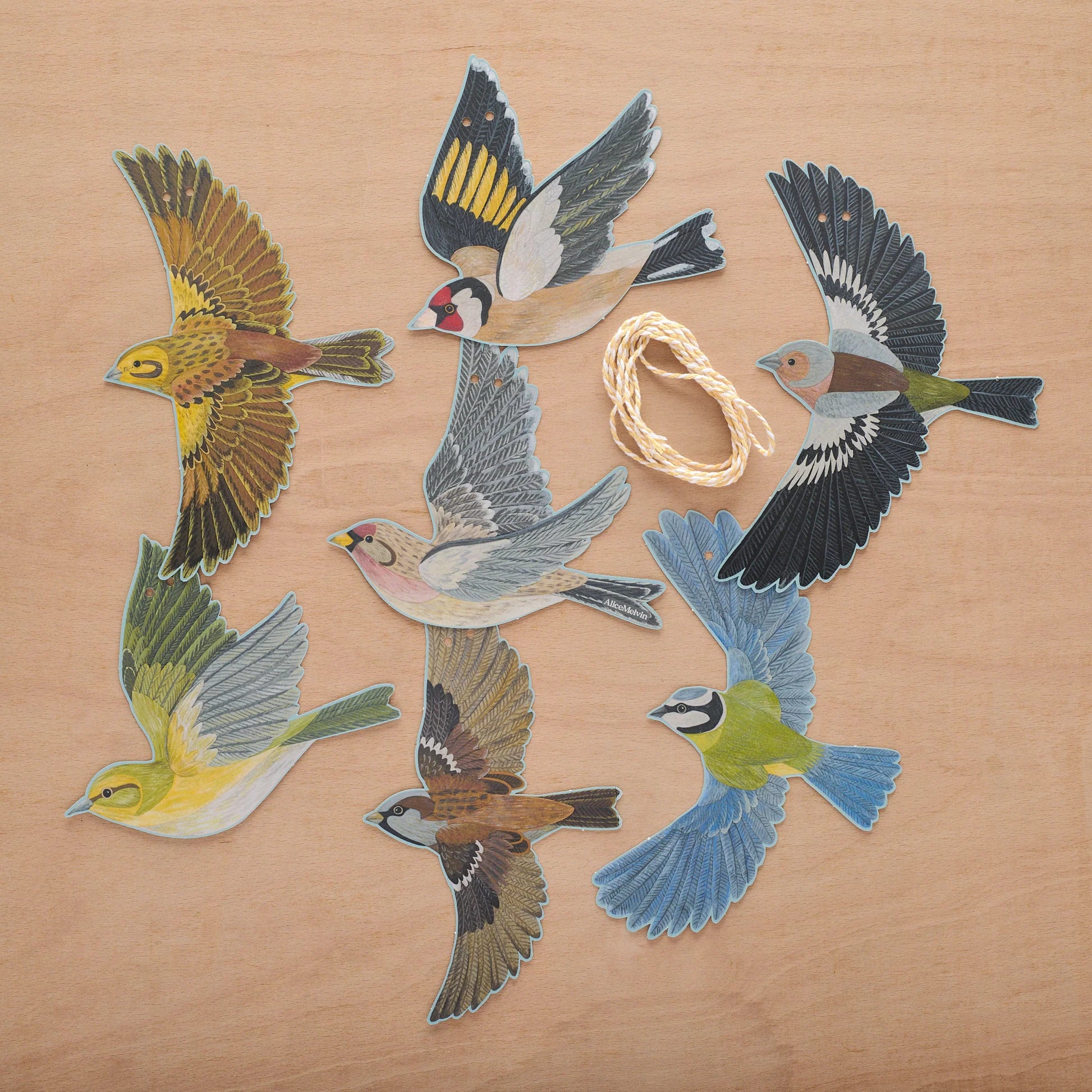 British Bird Garland