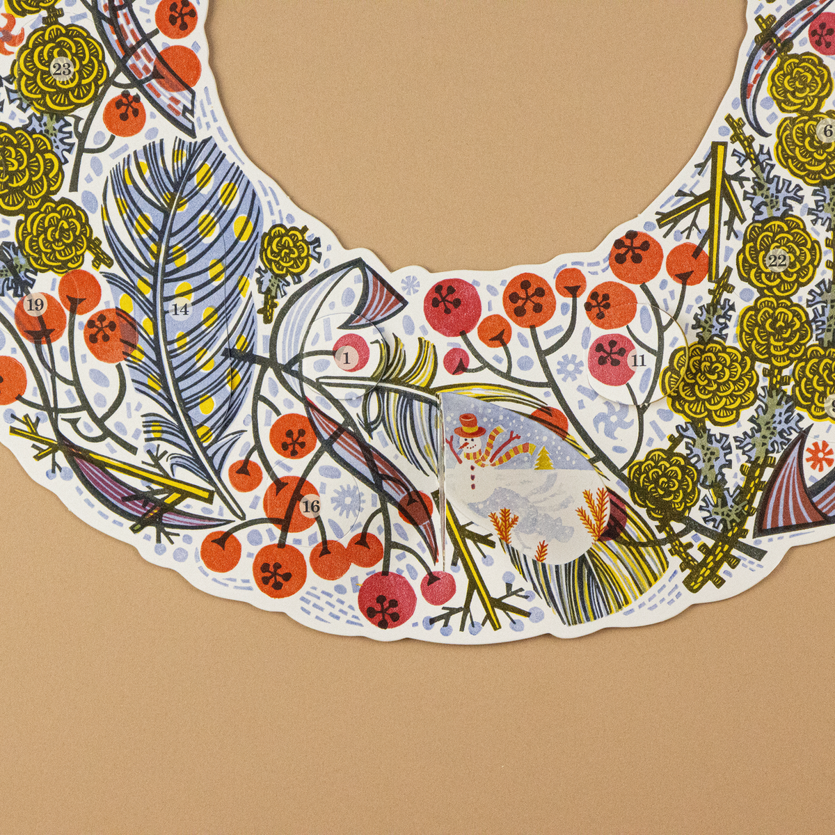 Advent Wreath by Angie Lewin Advent Calendar