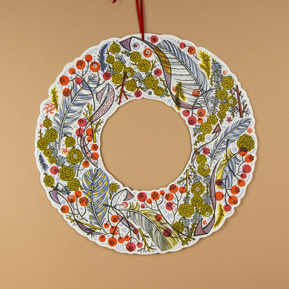 Advent Wreath by Angie Lewin Advent Calendar