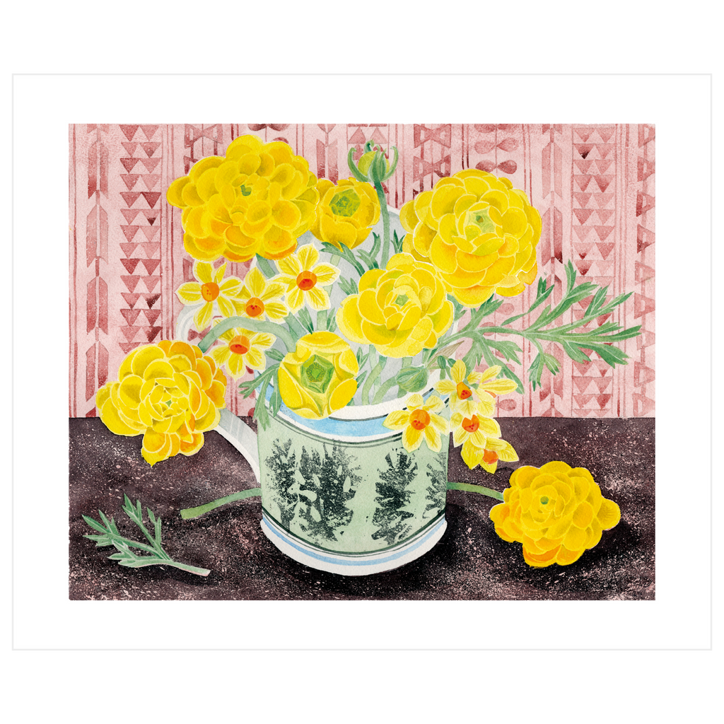Terry's Mug With Spring Flowers by Angie Lewin by Art Angels | Curiouser