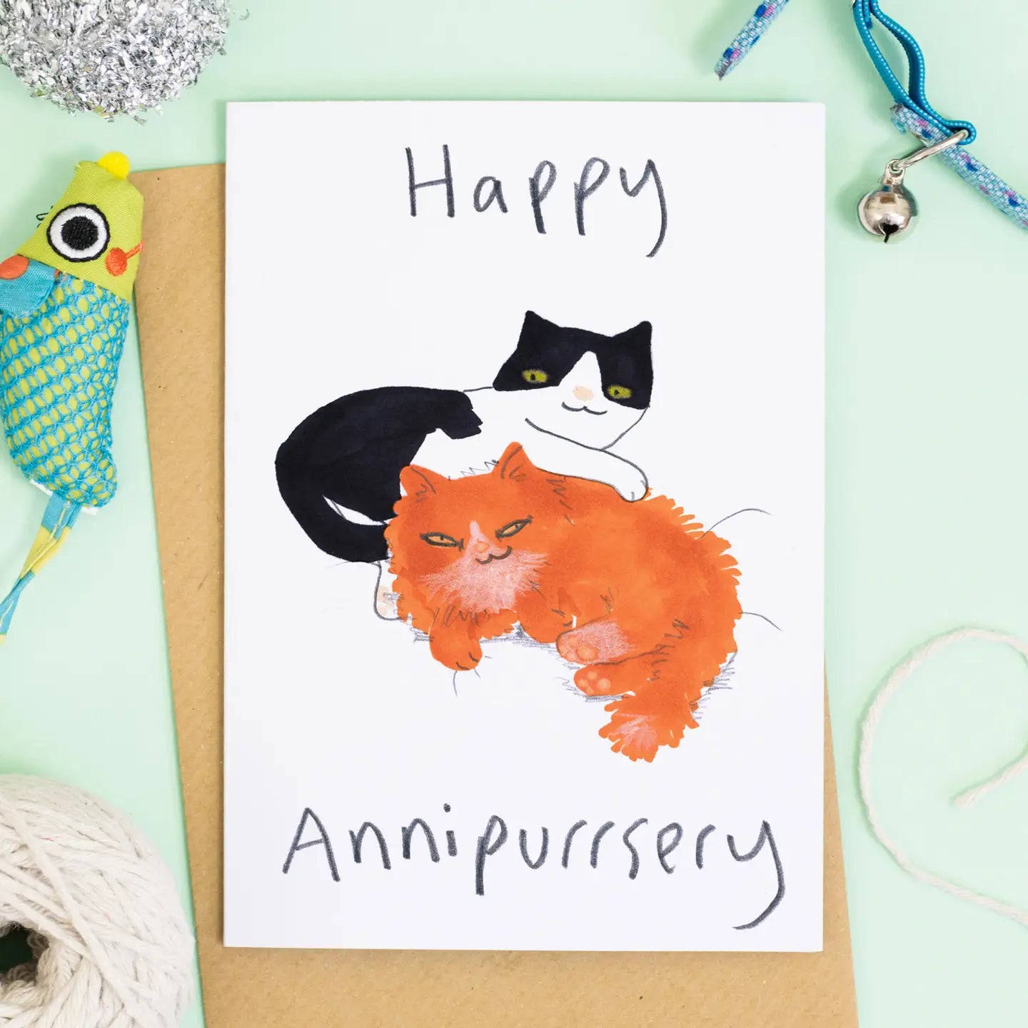 Annipurrsery Anniversary Card