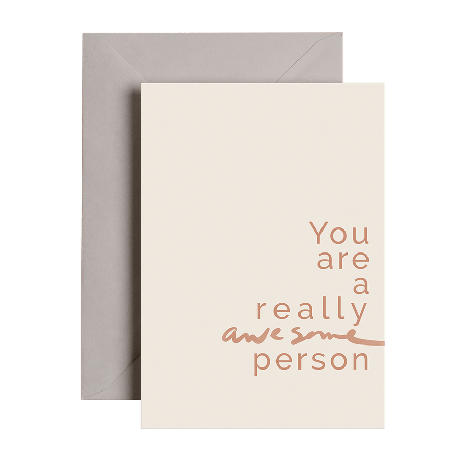 Awesome Person Card