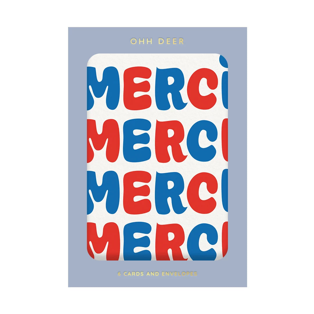 Merci Thank You Card Pack