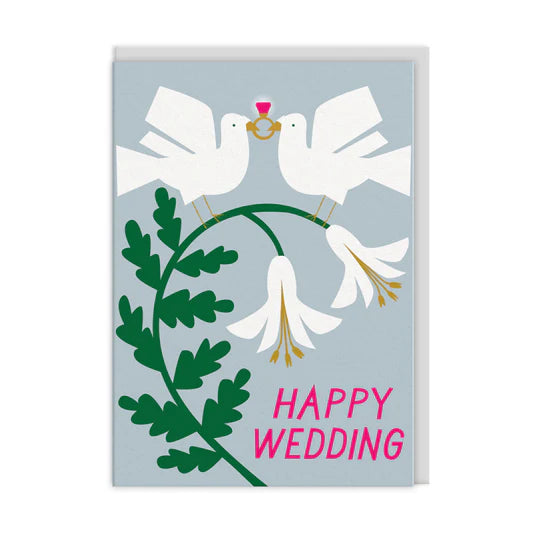 Doves Wedding Card