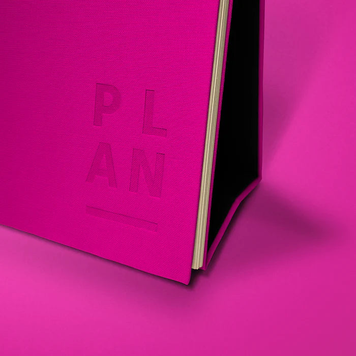Blank Canvas Weekly Desktop Planner - Fuchsia