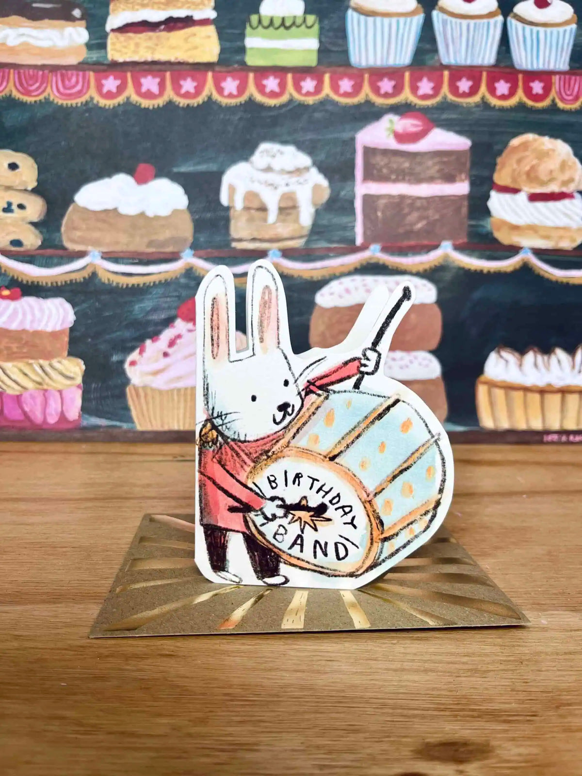 Birthday Band Drummer Card