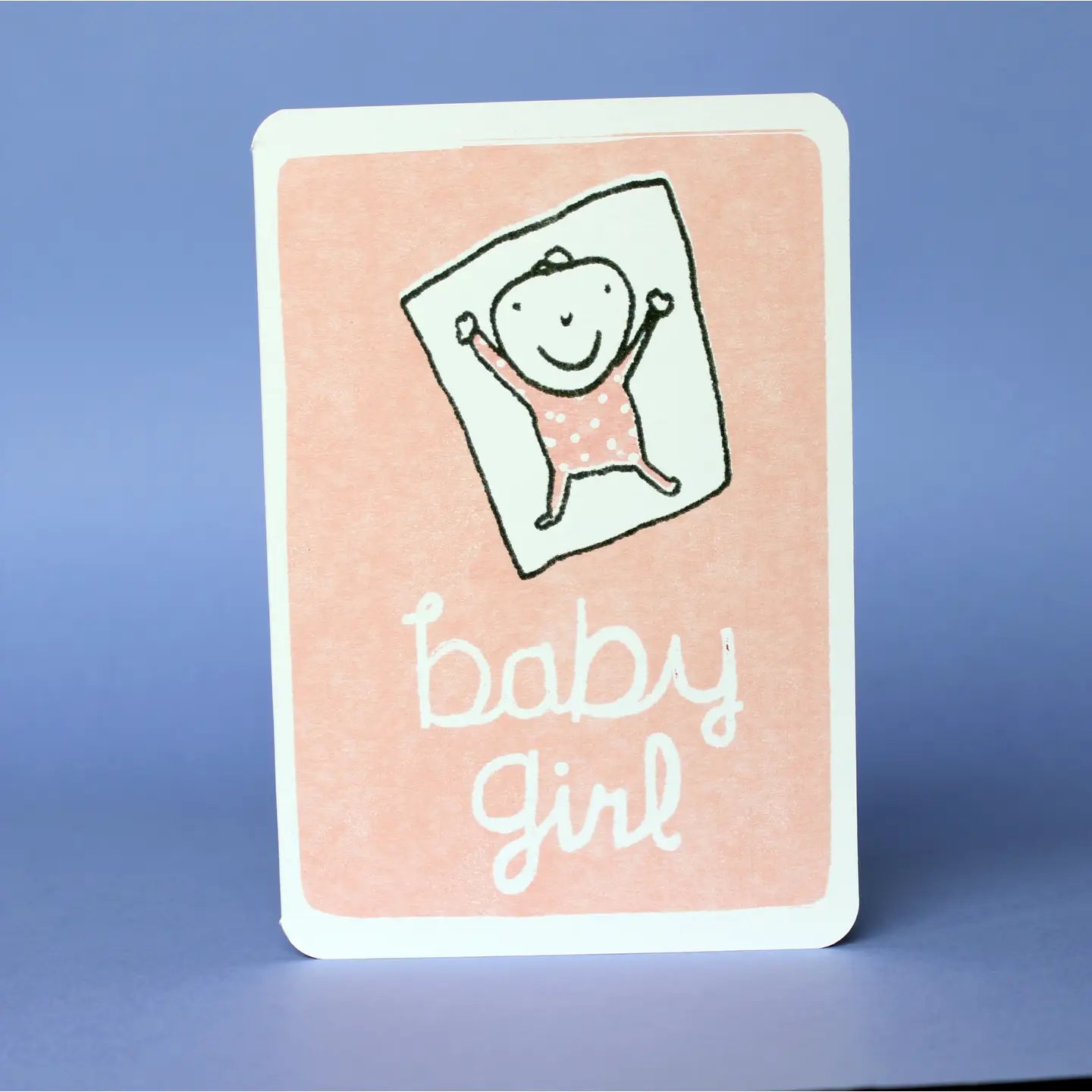 Baby Girl New Baby Card