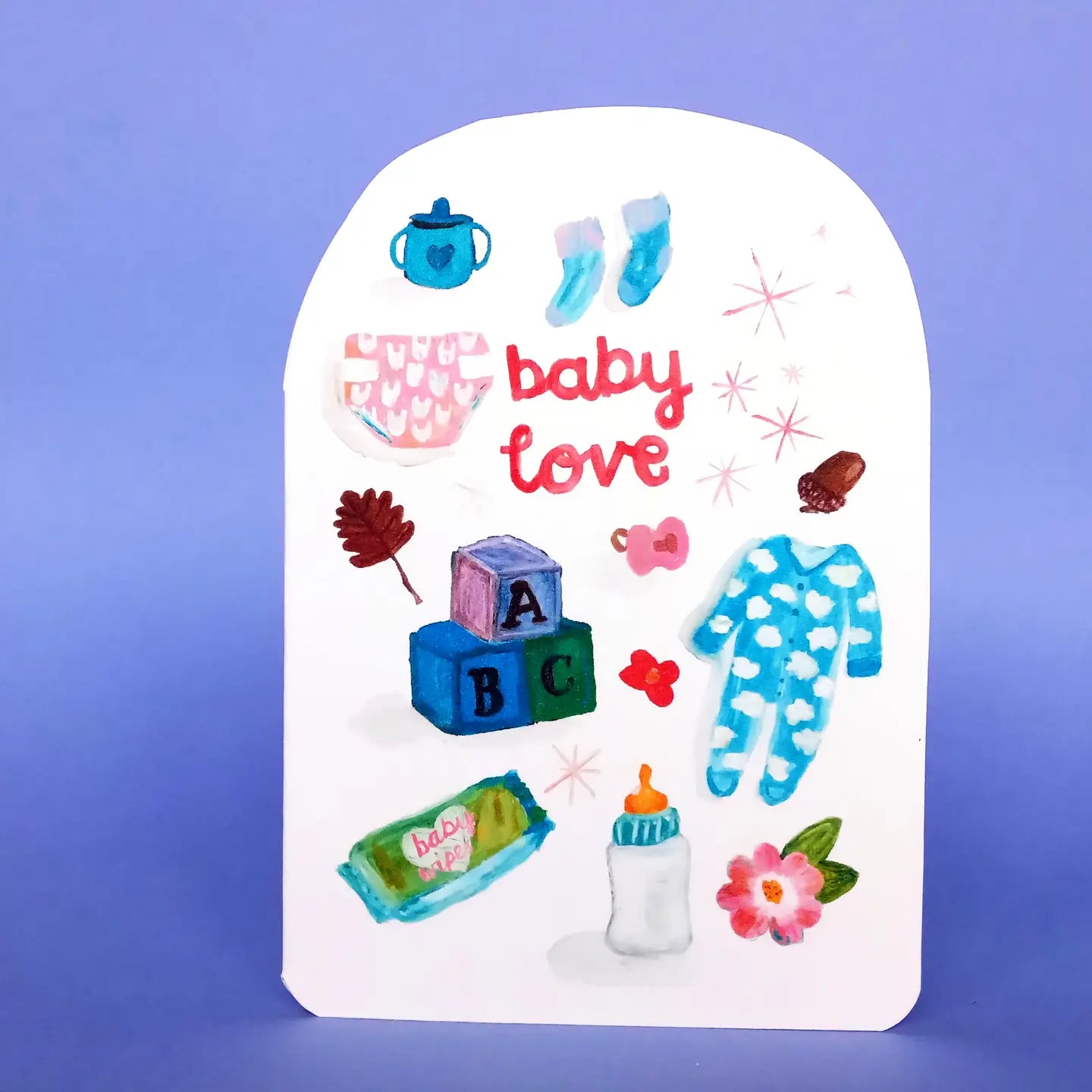 Baby Love New Baby Card