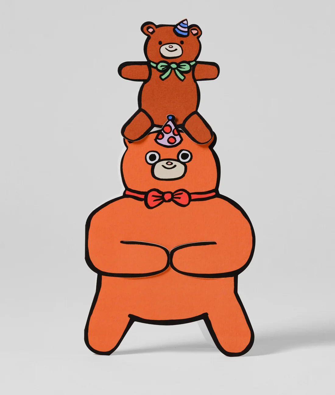 Bear Birthday Card With Mini Card