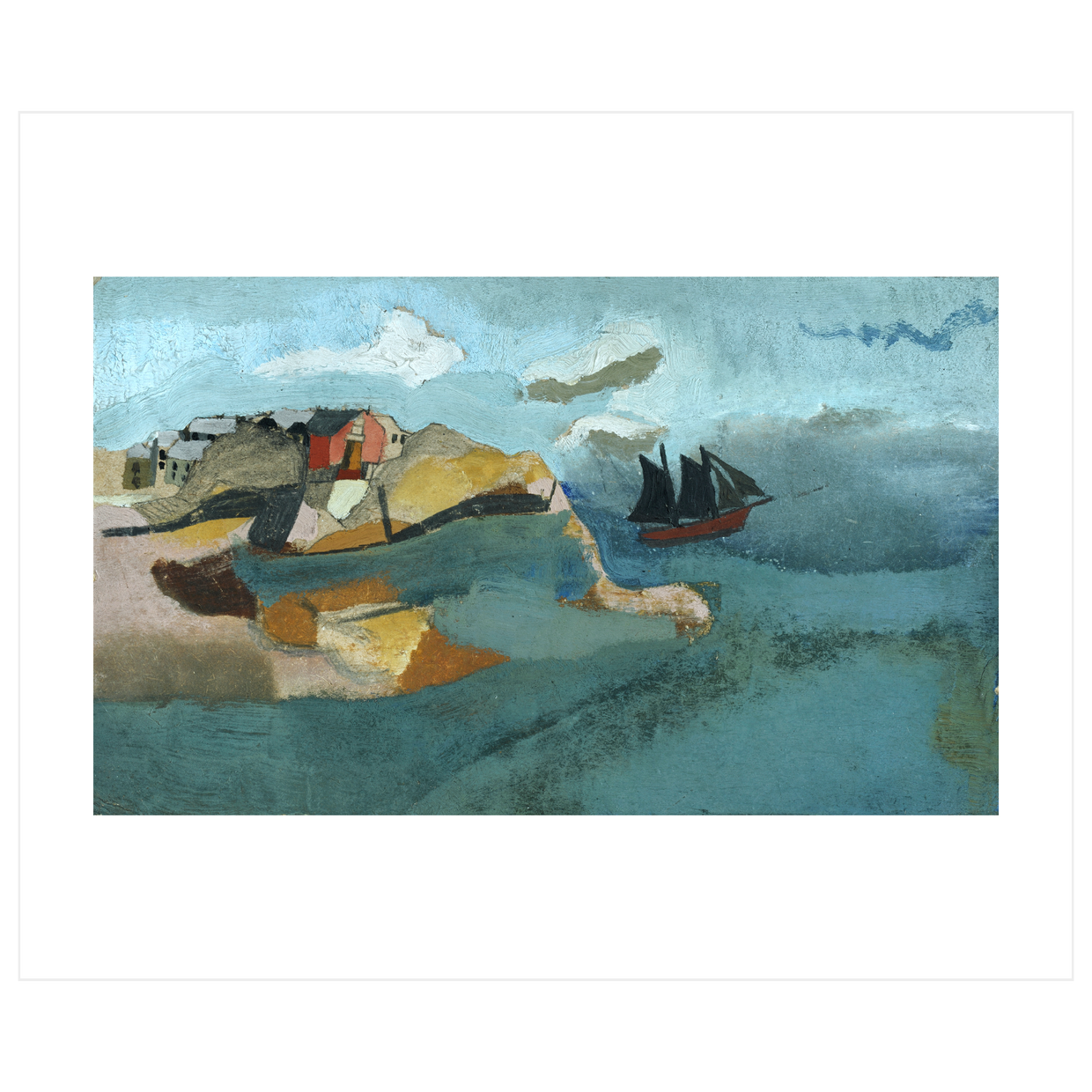 1928 (Cornish Port) Blank Card