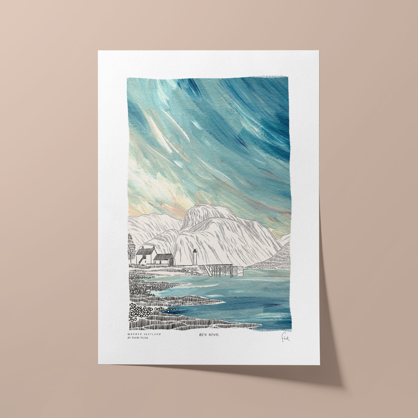 A5 Ben Nevis Art Print