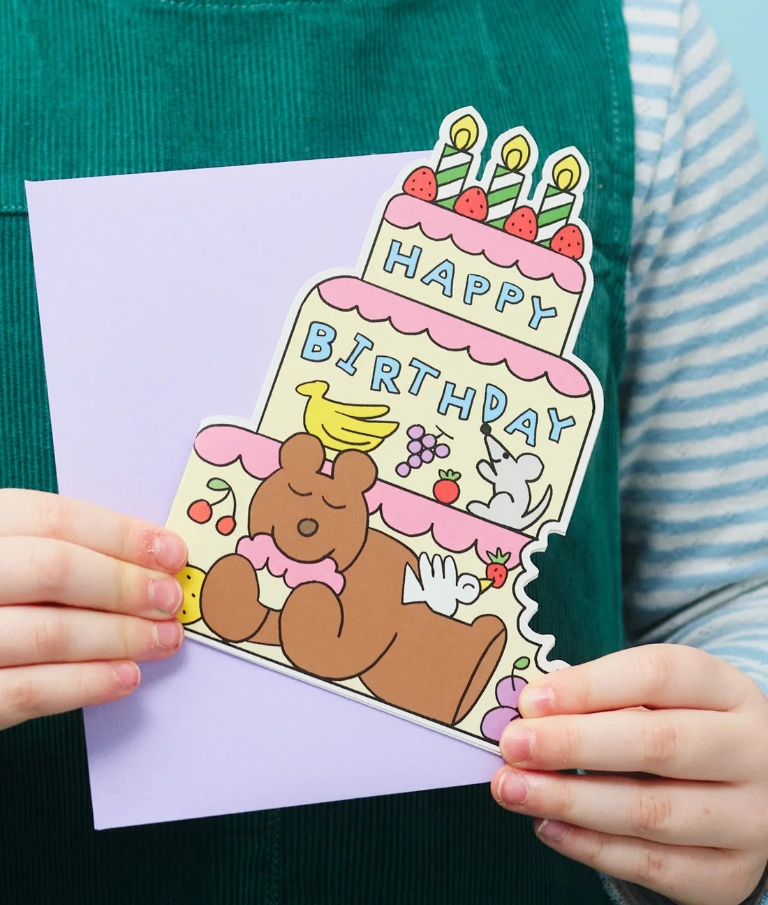 Birthday Cake Bear Birthday Card