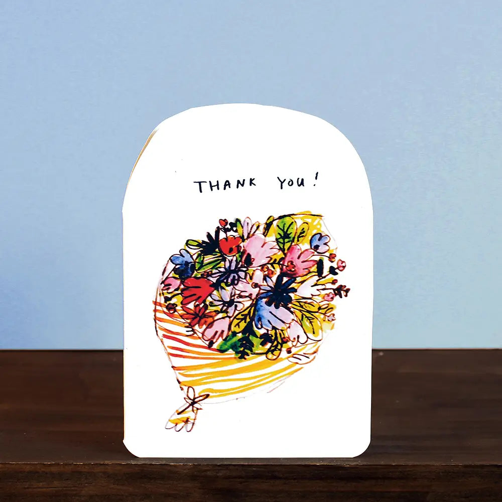 Bouquet Thank You Card