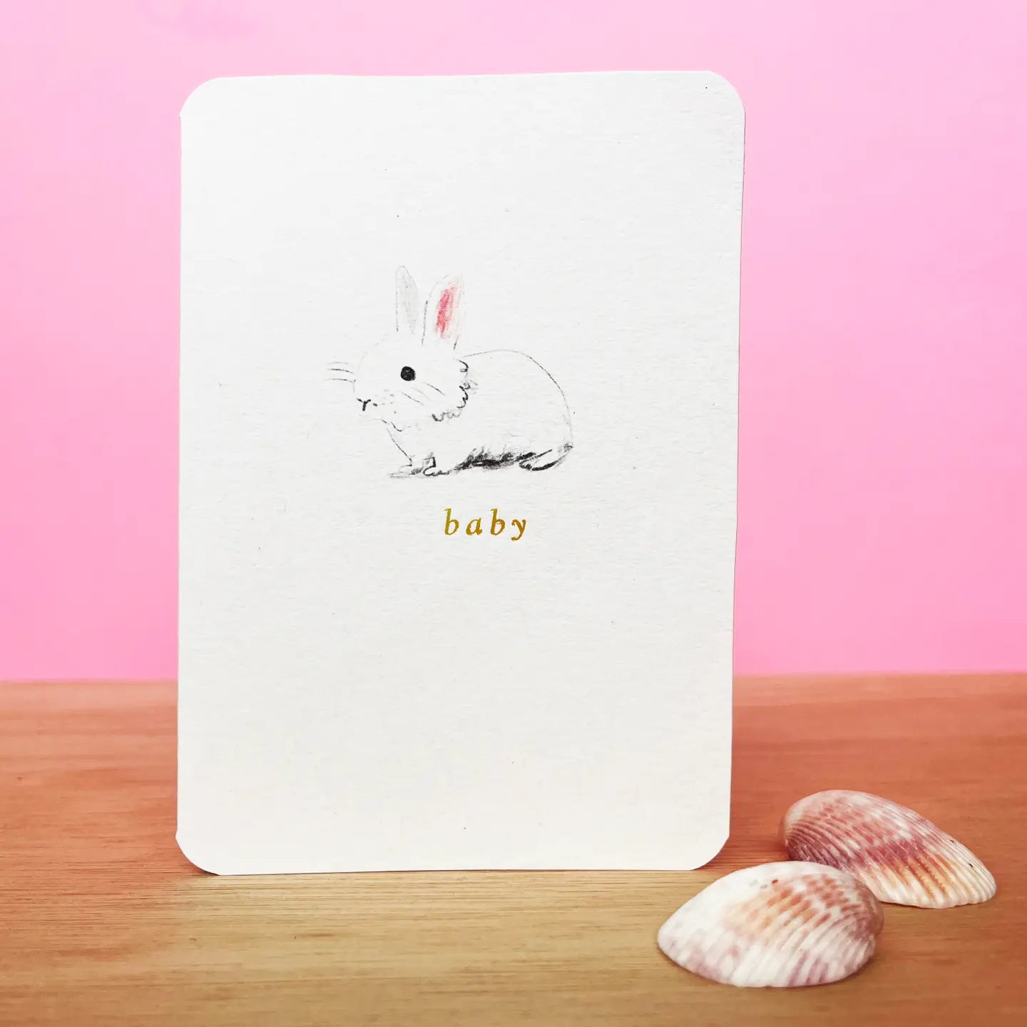 Bunny New Baby Card