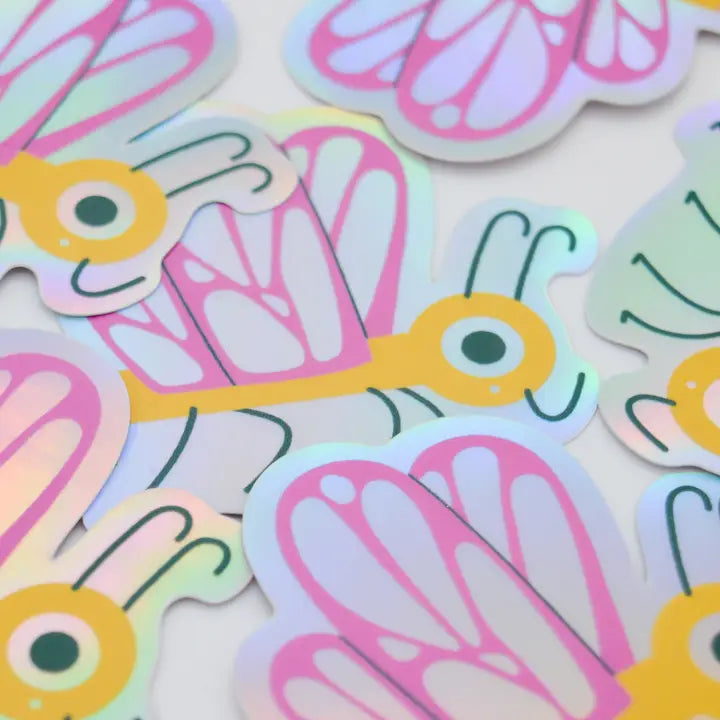 Butterfly Holographic Sticker