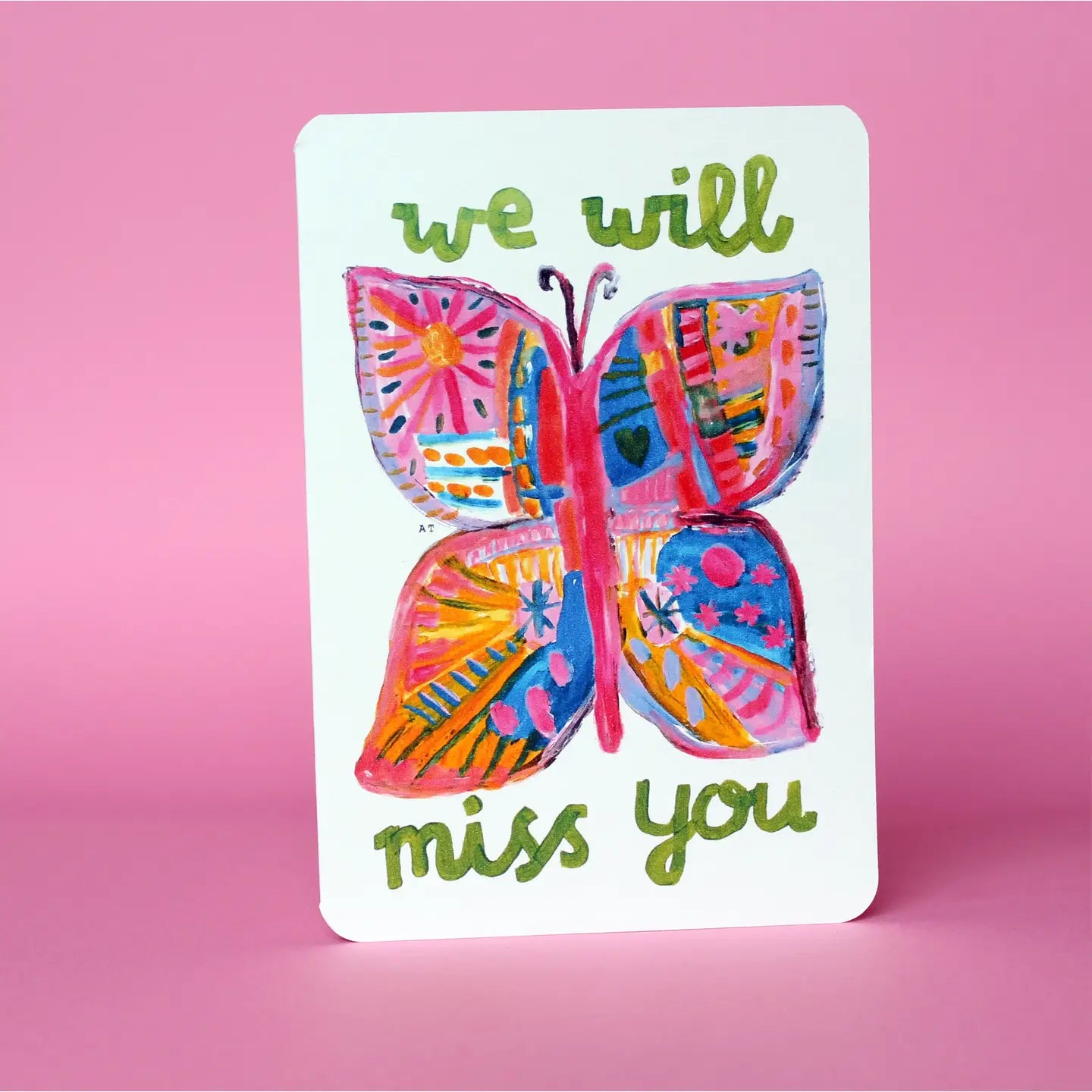 Butterfly Leaving Card