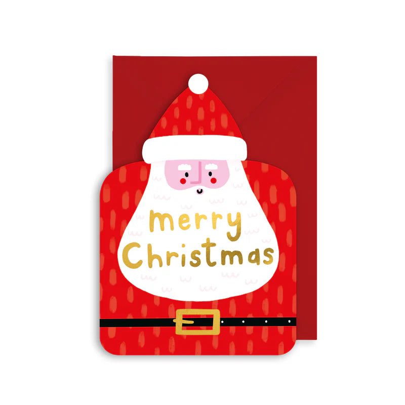 Santa Die-Cut Card