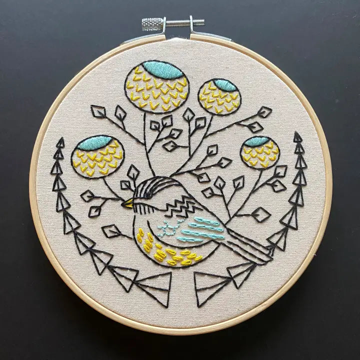 Chickadee Embroidery Kit