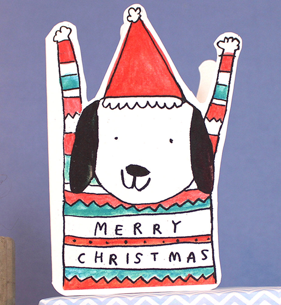 Christmas Jumper Dog Christmas Card