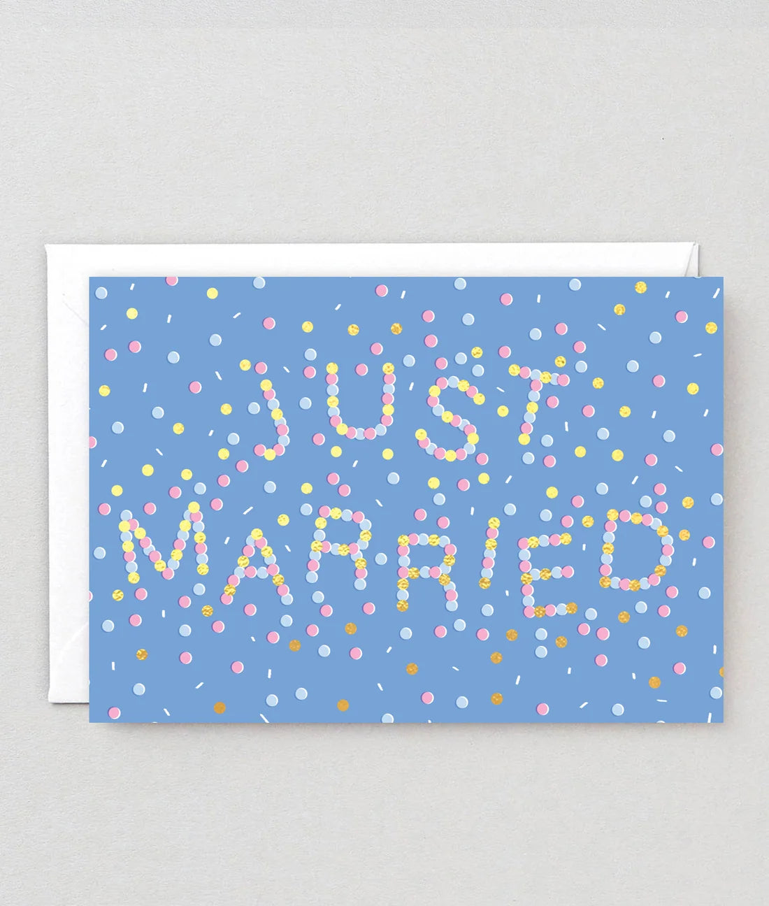 Confetti Wedding Card